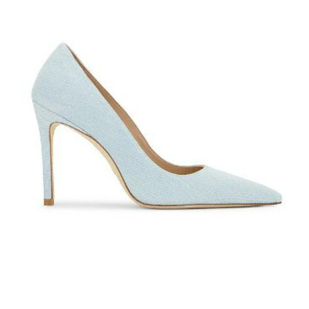 Stuart Weitzman Stuart 100 Pump Light Blue